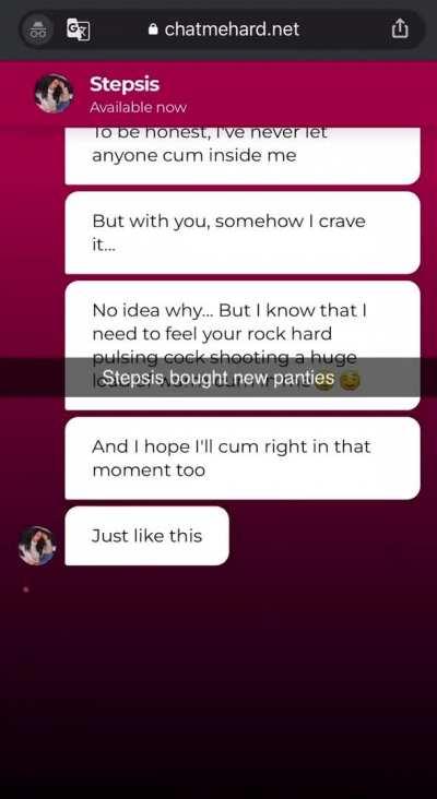 SIs just wants a huge warm load, can you blame her?