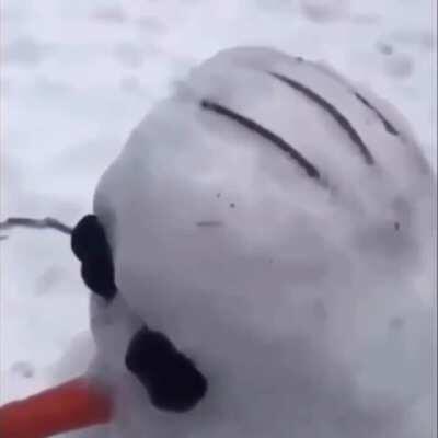 Frosty the snowman 😳