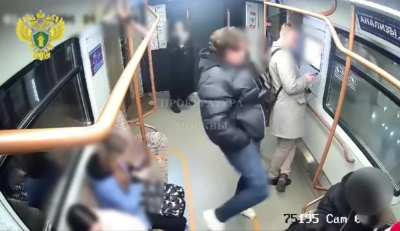 Man kicks woman in the face believing that they were laughing at him