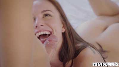 Aidra plays hooky to stay home and take dick