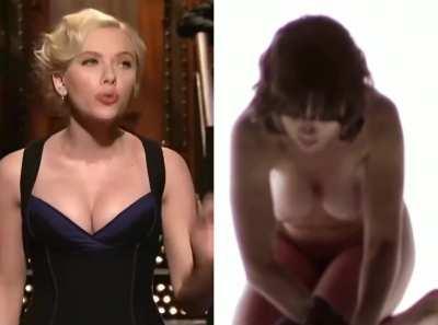 Scarlett Johansson on/off