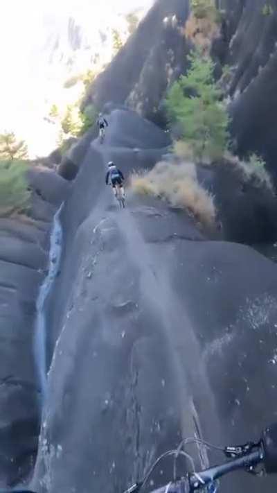 Mountain biking in the French Alps