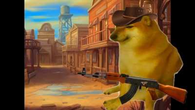 B i g iron on hi h a n d