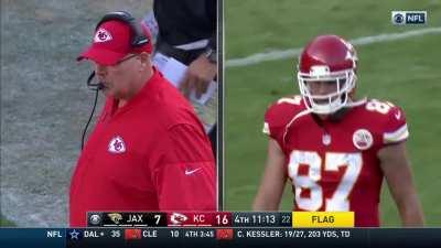 [Highlight] Travis Kelce gets ejected after flagging the refs (2016)
