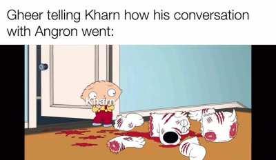 I do not take criticism on my interpretation of the lore, this is how it went and nobody can change my mind