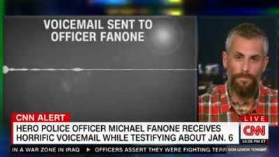 Insane MAGA dumbfuck leaves a deranged voicemail for one of the police officers who testified about the domestic terrorism attack on January 6
