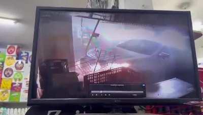 A Palestinian militant shoots and murders an Israeli civilian, then shoots and wounds the arriving paramedic, afterwards, this video starts, where an Israeli security forces person hits him with his car, then an off duty soldier literally steps up to fini