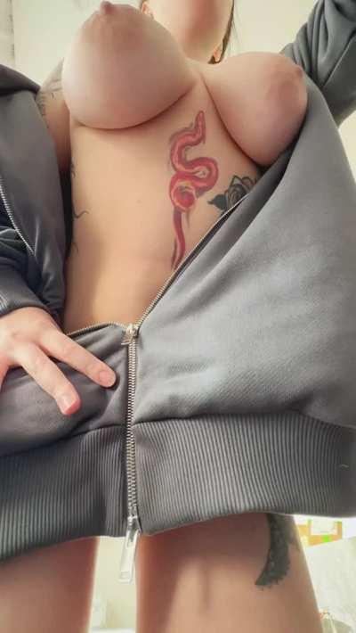 Can I hypnotize you with my tits?