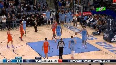 [Highlight] Tre Mann puts in the lay-up with the foul to cut the lead to 73 with 54 seconds remaining