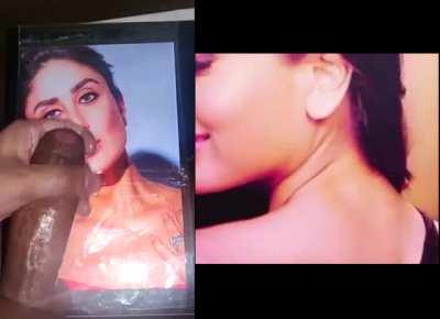 😈Kareena Kapoor Khan (Bebo) wrapping those lusty lips👄 around my big brown cock🍆💦