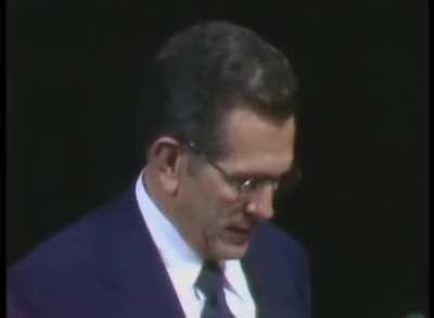 October 2, 1976. Boyd K Packer gives a talk at General Conference which later becomes the pamphlet 