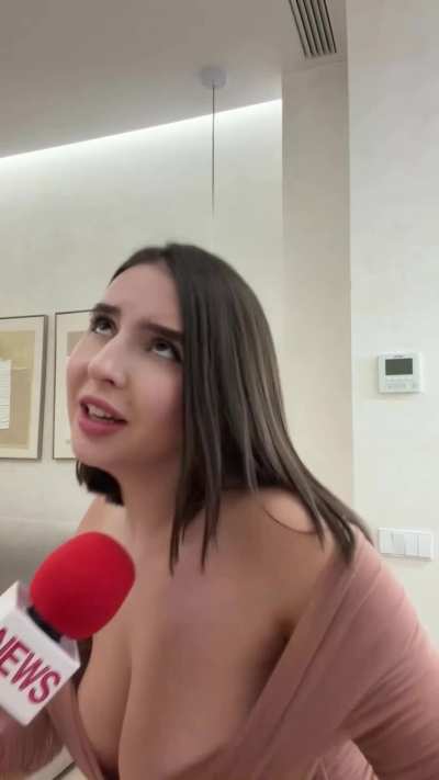 So horny interviewer