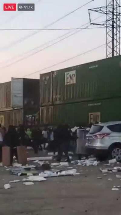 A train yard free for all in Chicago