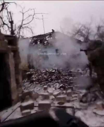 First person clip of Ukr in Bakhmut