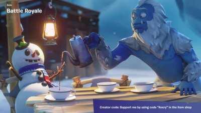 Commissioned Yeti Loading Screen