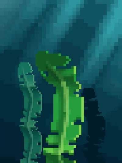 A kelp animation I made for my Minecraft Texture pack
