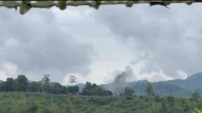 The People's Defense Forces use an FPV drone to hit a Myanmar Air Force Mi-17 helicopter near the town of Ban Maw, the helicopter later crashed due to the damage, killing all on board. World first?