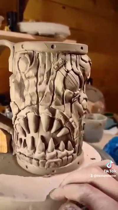 [OC] It's been a while but I'm back! A Monsterous Mimic for you all to enjoy watch being born.