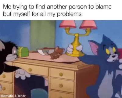 An unfortunate truth that people need to hear is that a lot of their suffering is on them