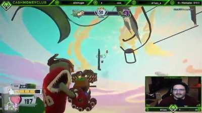 Used the stream sniper's glitch against him for the first time lmfaooo