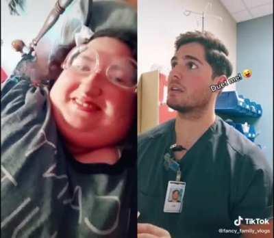 *JAW DROPS TO GROUND TONGUE ROLLS OUT AND EYES POP OUT* AWOOOOOOOOGA-- Ahem...Hello nurse!