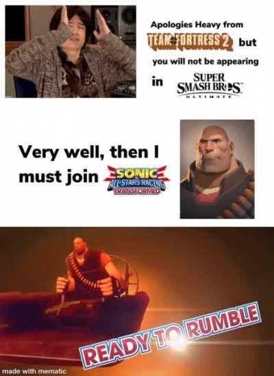 Hop along your favorite Sonic and Sega characters like Spy TF2 and Wreck It Ralph