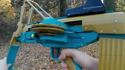 3D Printed repeating magazine fed bow thing...