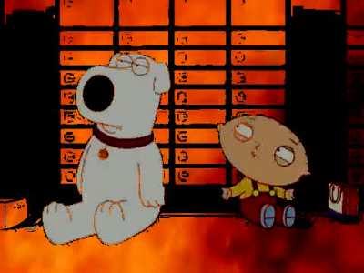 Brian and Stewie talk suicide if it was evil