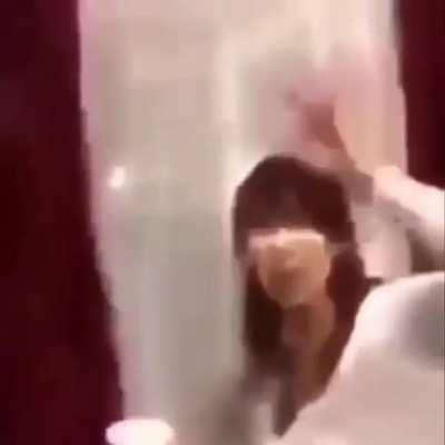 here comes a black guy!