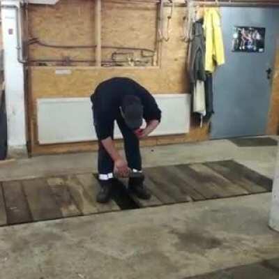 joking around with fireworks