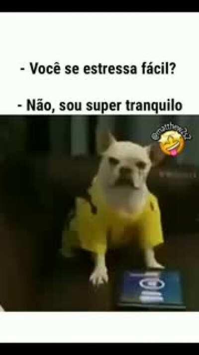 Sou bem tranquilo