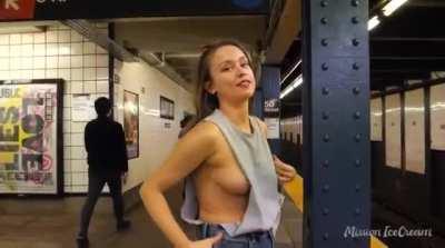 WAITING FOR Her TRAIN