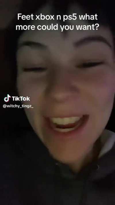 @witchy_tingz_ (most of her recent videos are feet)