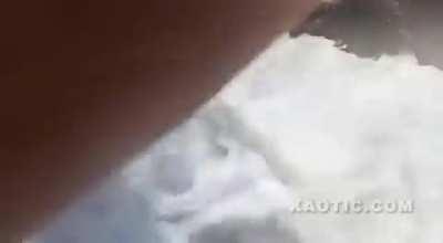 Why tf would you chose this spot to go swimming!?