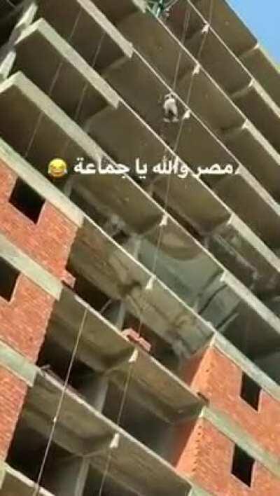 When you’re too lazy to go up the stairs