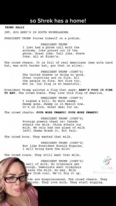 AI-written Trump rally