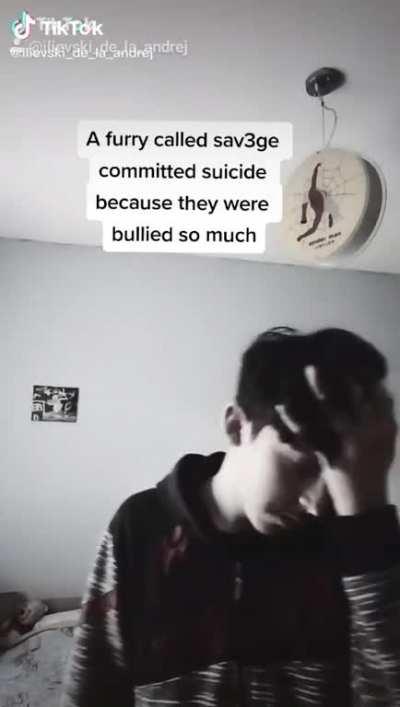 This person bullied a furry to suicide, and then he made a celebration video on it.