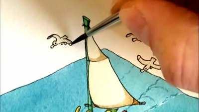 [WW] The Great Seat, Isometric Painting Timelapse