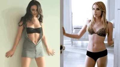 Mila Kunis Vs Emma Roberts