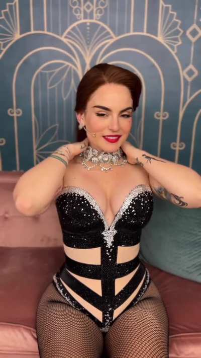 Backstage as “Satine” for Moulin Rouge! The Musical | TikTok July 2024