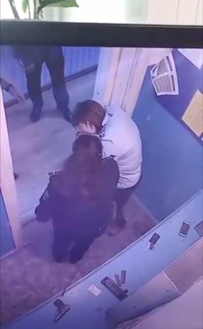 To check-in the service weapon