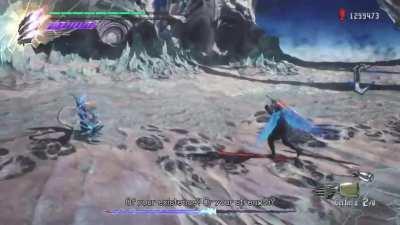 Cool thing about vergils doppelganger is he mimics his taunts and down animation