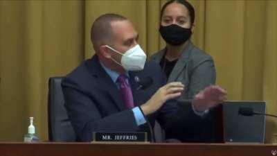 Utah Rep Burgess Owens thought he could spout some horsesh*t he heard on Fox News and it would go well. Representative Hakeem Jeffries put an end to that.