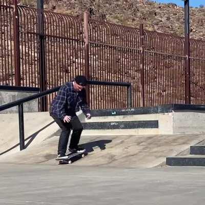 Just a solid kick flip