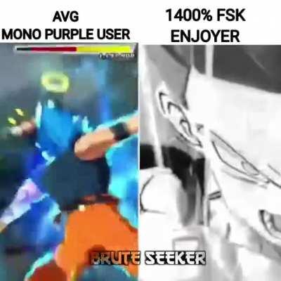 AVERAGE MONO PURPLE USER VS FSK ENJOYER