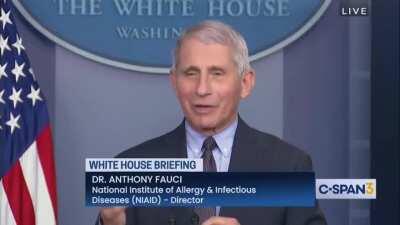 Dr. Fauci stuffing Trumps entire administration in a locker