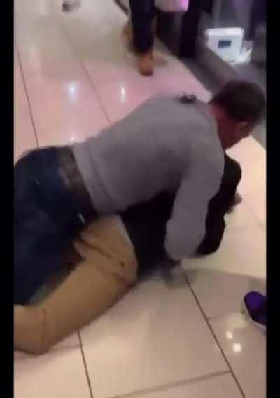 YT man and his friend gets jumped at the mall for calling people N****rs