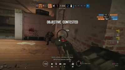 Just holding down the trigger