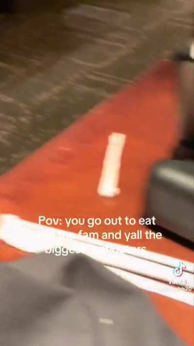 Walking in on her ex on a date.