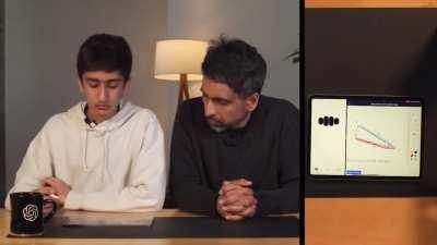 A student shares their iPad screen with the new ChatGPT + GPT-4o, and the AI speaks with them and helps them learn in realtime, The future is very bright